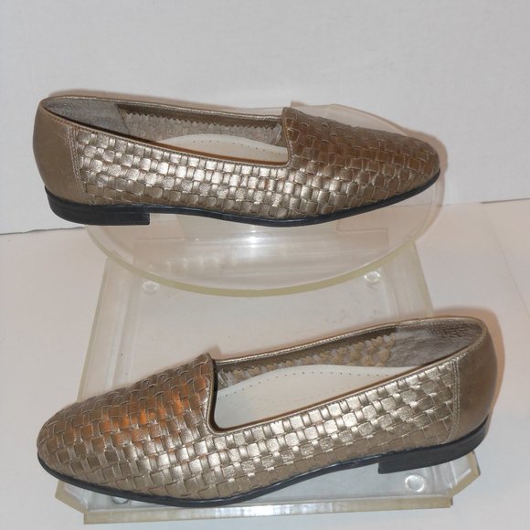 TROTTERS TEAL GENUINE LEATHER FLATS SIZE 11 N - Picture 4 of 7